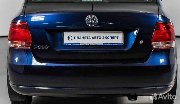 Бампер задний на Volkswagen Polo V 2010-2015