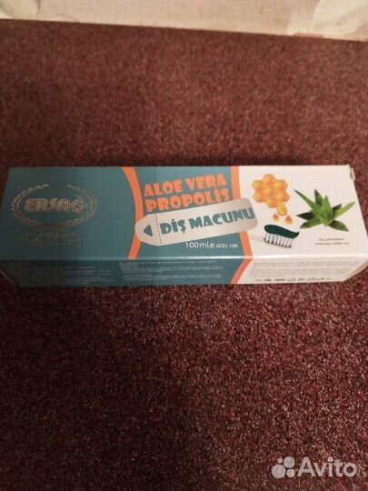 Зубная паста с алоэ и прополисом