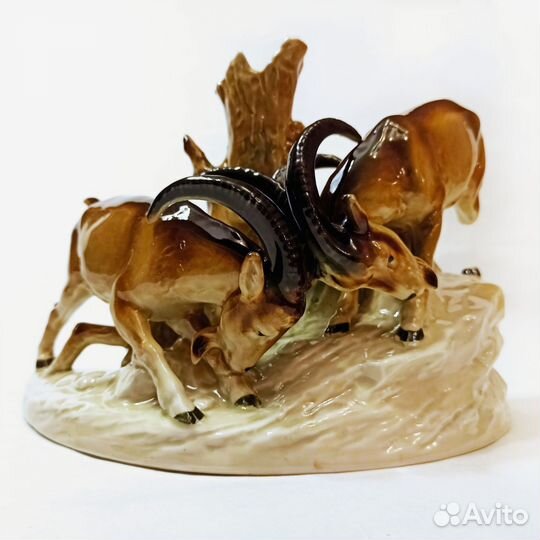 Статуэтка Бой архаров, Германия, под реставрацию