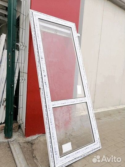 Алюминиевые двери 800х2000 мм