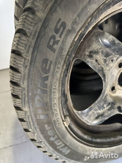 Hankook winter i pike rs 205 55 R16 + диски