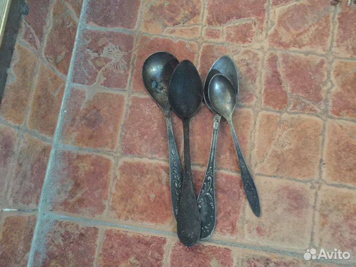 Мельхиоровые ложки СССР