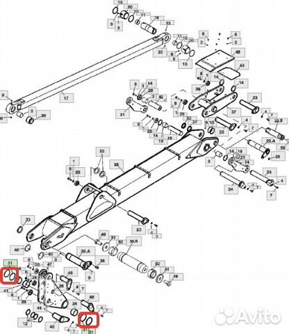 F025375 уплотнительное кольцо John Deere 1270D