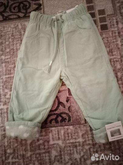 Брюки утеплённые 80 размер