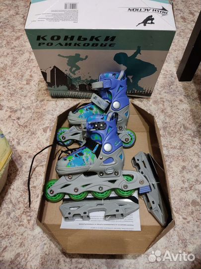 Роликовые коньки детские 2 в 1