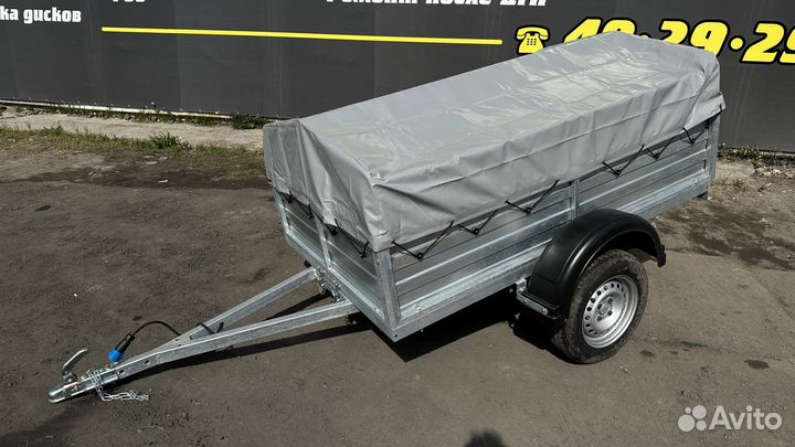 Прицеп русич 2,2х1,3 оцинкованный новый