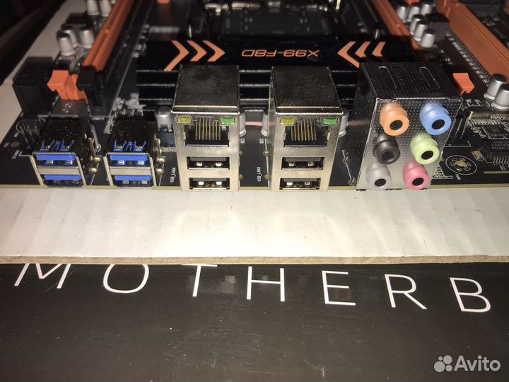 Мат.плата x99 f8d, +2 CPU+RAM