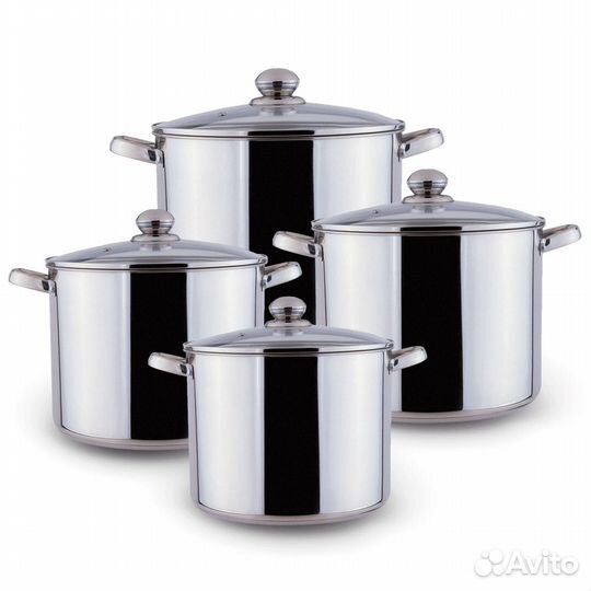 Набор кастрюль больших из нерж 4254 Kelli