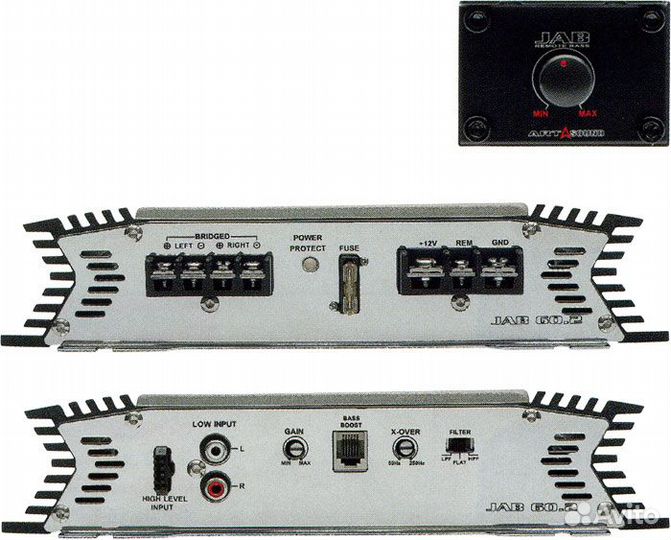 2-канальный усилитель Art Sound JAB 60.2 Grey