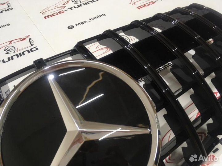 Решетка на Mercedes GLK 12-15 GT Дистроник