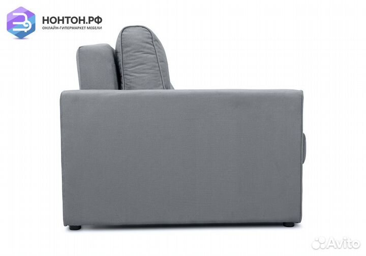 Кресло еврокнижка Лео темно-серое