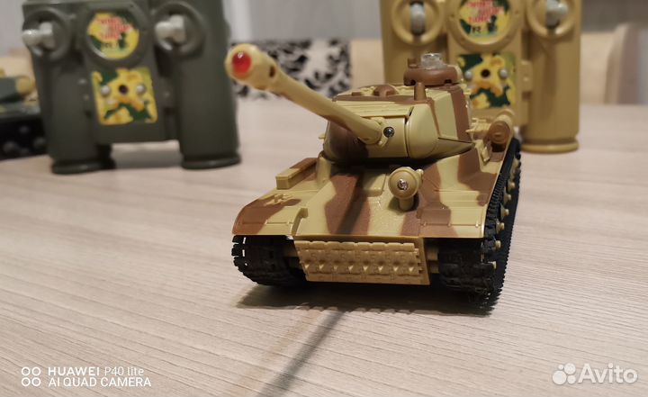 Танковый бой на радиоуправлении ис-2