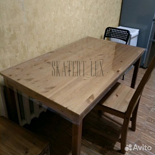 Прозрачная силиконовая скатерть