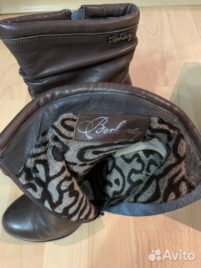 Ботильоны женские Berkonty 37 размер нат кожа