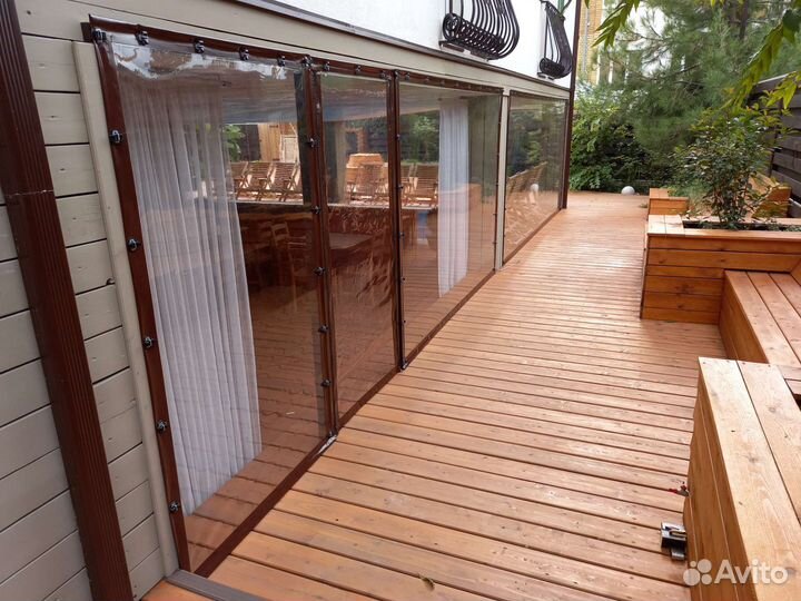 Мягкие окна для террас и беседок