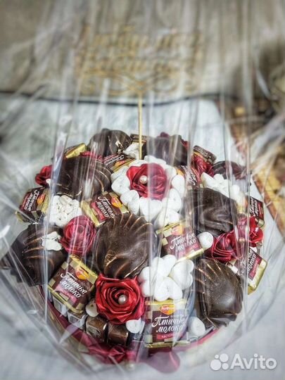 Сладкий съедобный букет