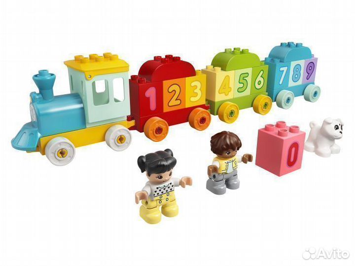 Lego duplo 10954 Поезд с цифрами учимся считать