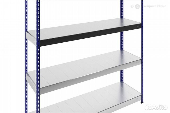 Стеллаж на металлокаркасе с оцинкованным настилом
