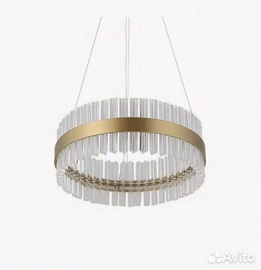 Светильник подвесной 6010 латунь D400/H1200/LED