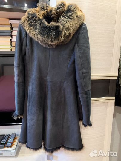 Дубленка натуральная женская 42