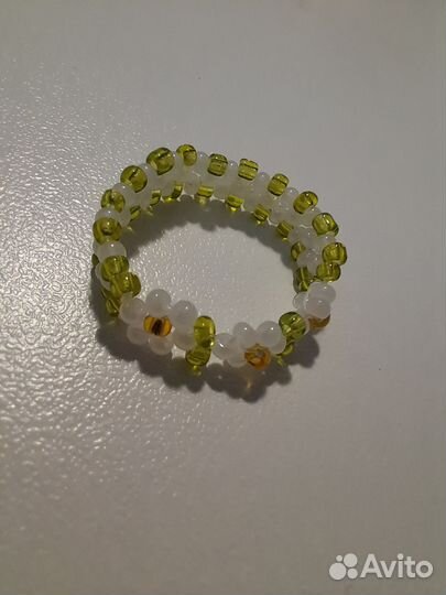 Кольцо из бисера