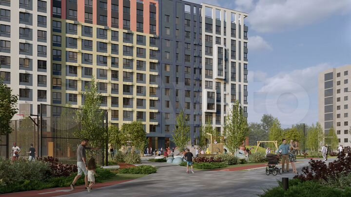 2-к. квартира, 56 м², 2/12 эт.