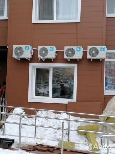 Кондиционер (сплит-система) с установкой. Гарантия