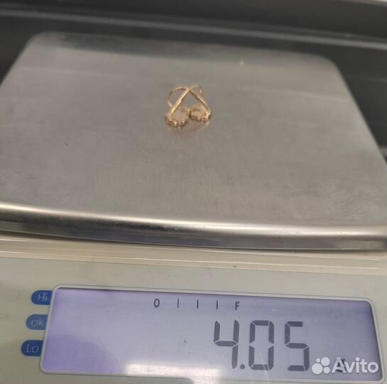 Золотые серьги 583 СССР