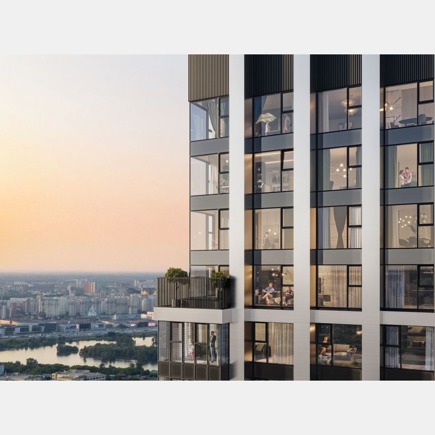 1-к. квартира, 43,1 м², 20/28 эт.