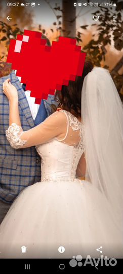 Свадебное платье 42 44
