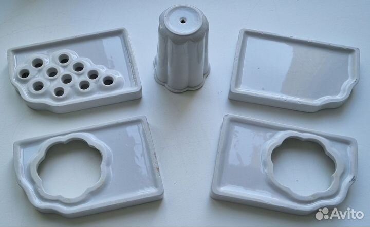 Советский керамический набор для ванной СССР