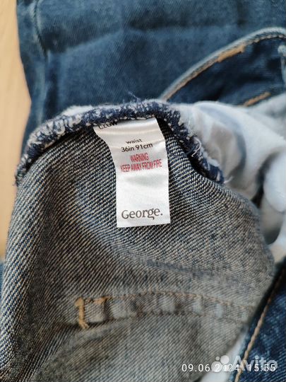 Шорты George от 48-52 джинсовые хлопковые бренды