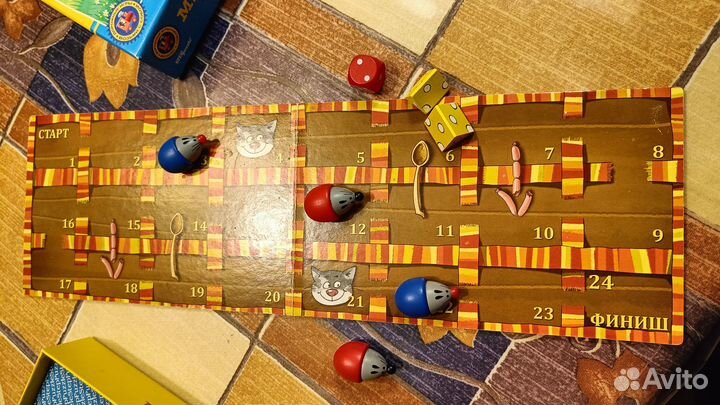 Первые настольные игры: Сырный забег, Микадо