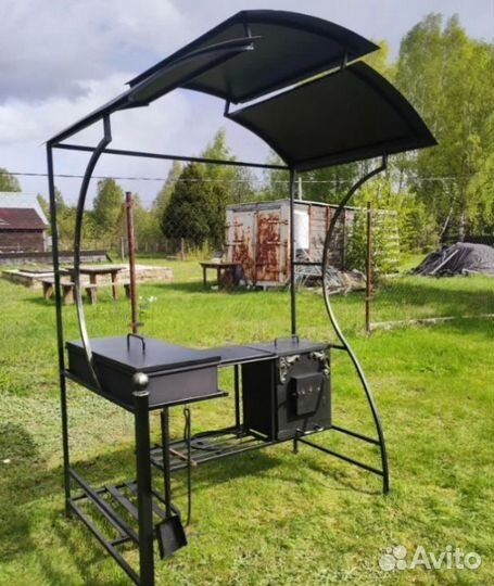Мангал со столиком