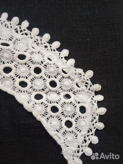 Съемный воротничок кружевной