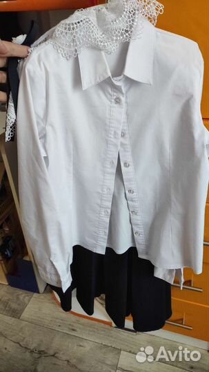 Блузка школьная 128-134