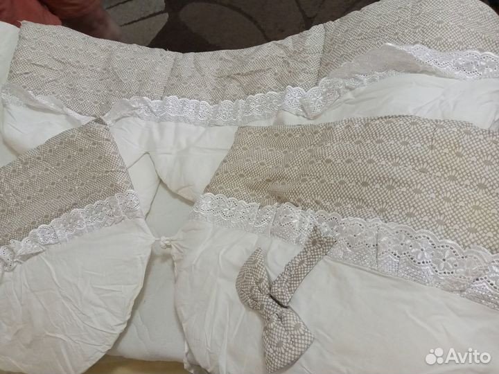 Матрас +ботики набор для детской кроватки