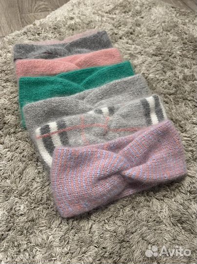 Вязанные повязки на голову