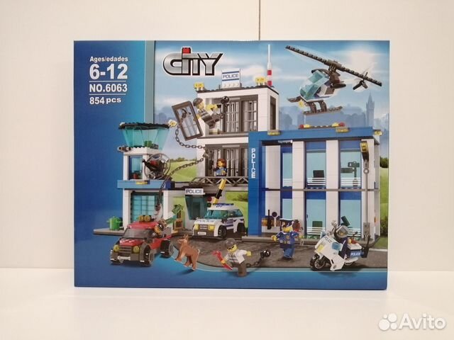 Конструктор полицейский участок лего сити