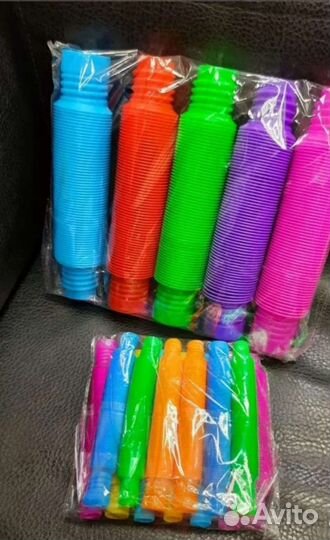 Подарок на Новый год.Поп ит трубки антистресс