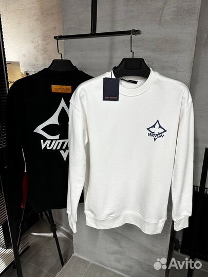 Свитшот LV 2024 премиум ч/б S M L XL XXL