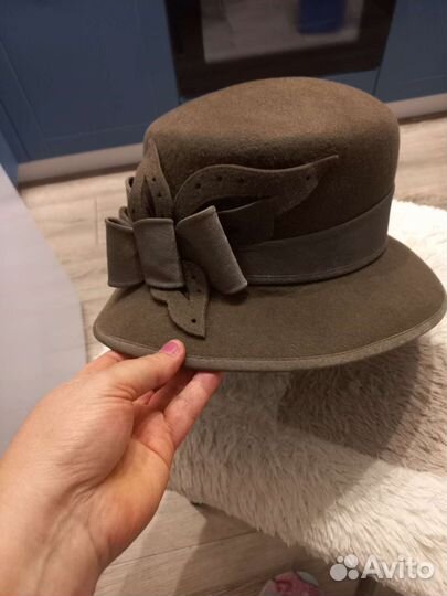 Шляпа фетровая женская