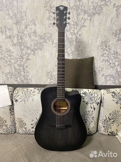 Новая акустическая гитара rockdale Aurora D1 C BK