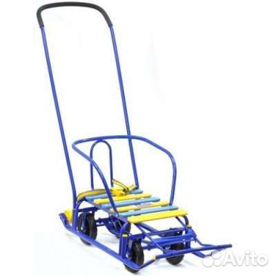 Детские санки коляска ника