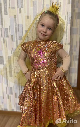 Карнавальный костюм золотой рыбки