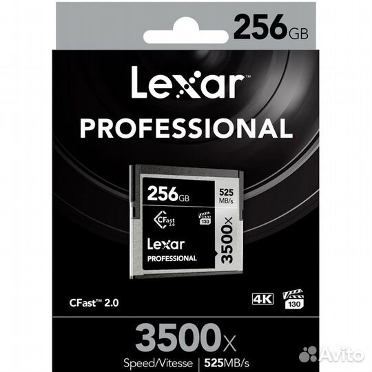 Карта памяти Lexar CFast 2.0 256Gb 3600x