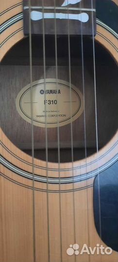 Акустическая гитара yamaha f310 бу