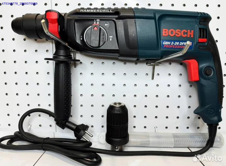 Перфоратор Bosch GBH 2-28 DFV +патрон +буры
