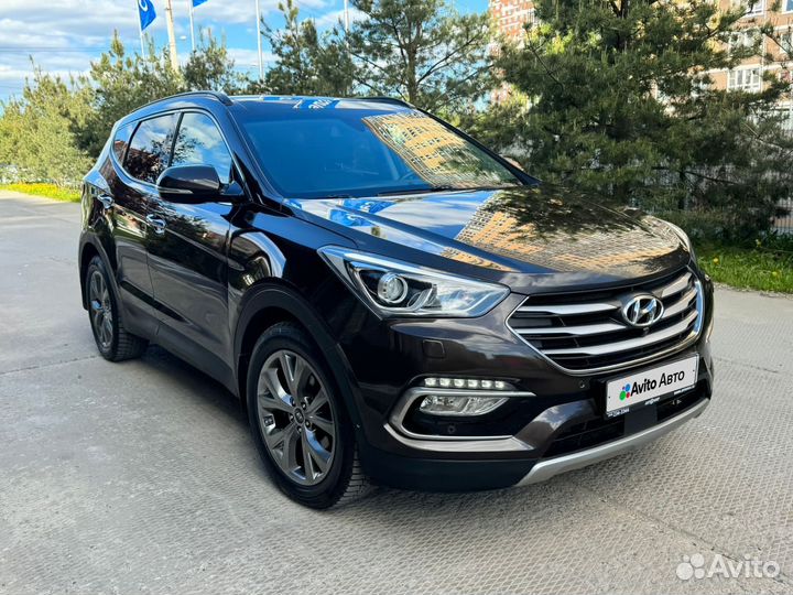 Hyundai Santa Fe 2.2 AT, 2016, 116 000 км