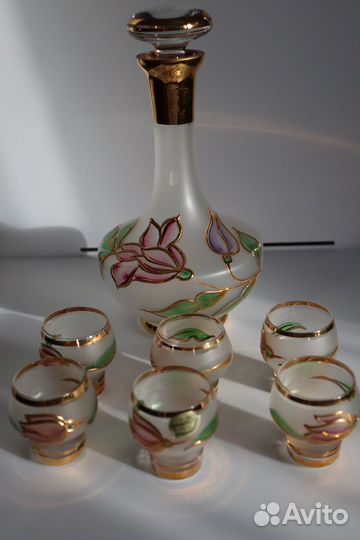 Редкий ликерный набор богемия Чехословакия